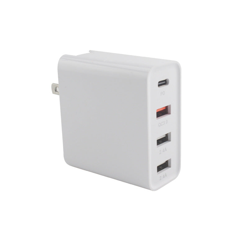48W PD Fast Charging Four Port Type C Wall Charger