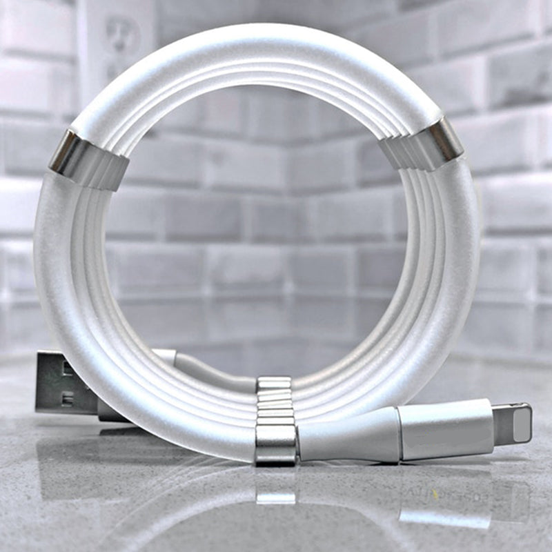 Magnetic Fast?Charging Data Cable With Multiple Connector Options