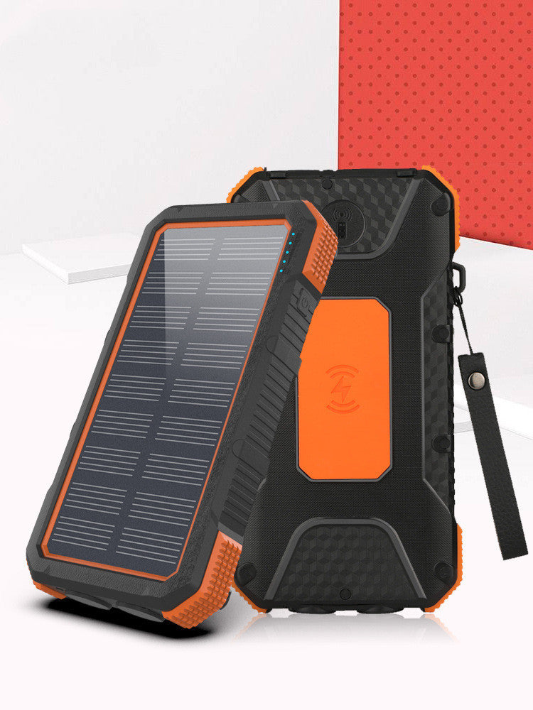 Solar Fast?Charging Compass Power Bank With Rugged Outdoor Design