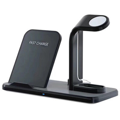 Multi?Device Wireless Charging Bracket With USB Output and Indicator Light