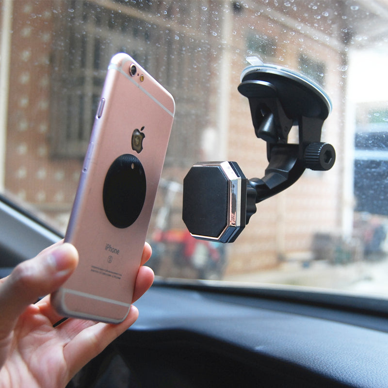 Magnetic Car Phone Holder With Compact Design And Strong Grip