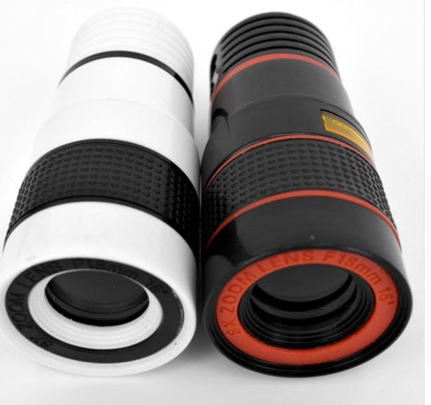 12X Adjustable Mobile Telephoto Lens With Universal Clip Mount