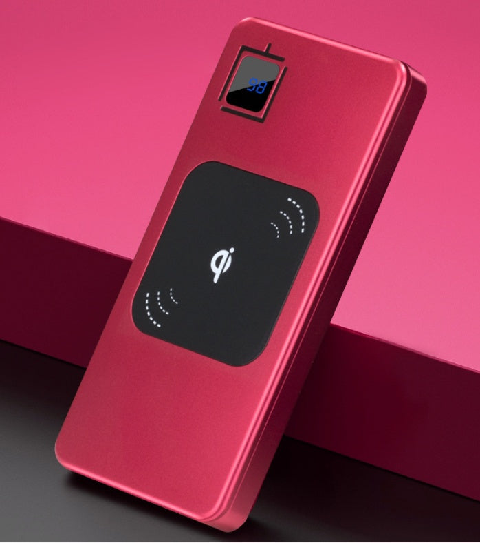 10000mAh Alloy Mobile Power Bank With LCD Display