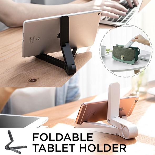 Lightweight Foldable Multi?Angle Tablet and Phone Stand For Desk Use