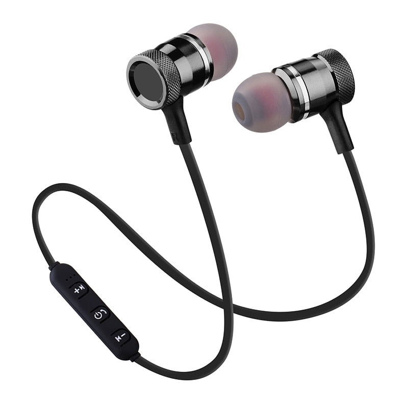 Magnetic Neckband Bluetooth Earbuds With Stereo Sound And Long Battery Life