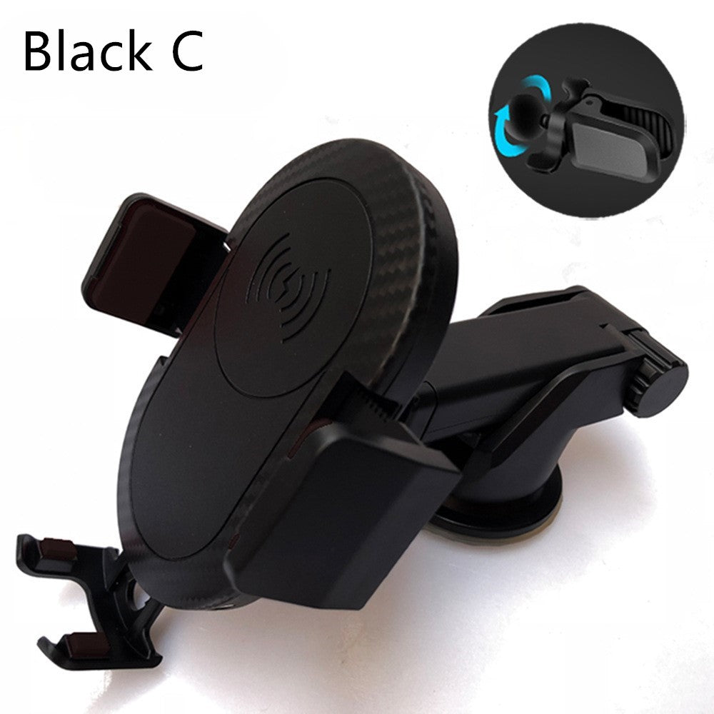 Wireless Fast?Charging Car Phone Holder With Auto?Clamp And Multiple Mounts