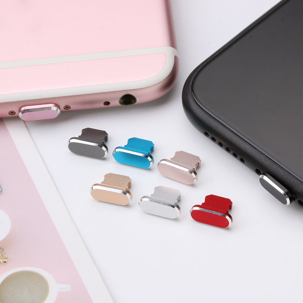 Aluminum Alloy Charging Port Dust Plug For Smartphones