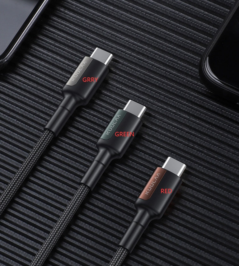 Durable Type C Charging Cable For Dual Port Devices