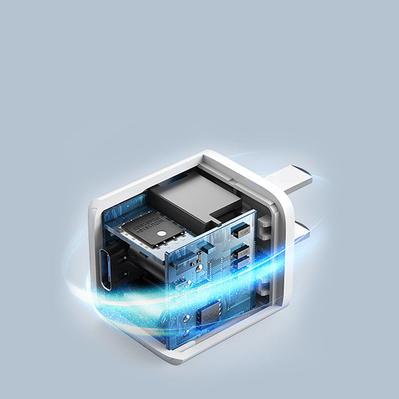 Compact Travel Fast Charger With 600mA Output And USB Interface