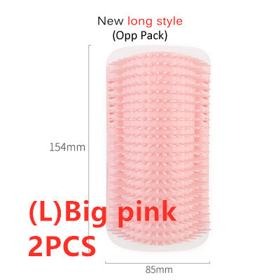 Cat Self Grooming Wall Brush For Easy Hair Removal