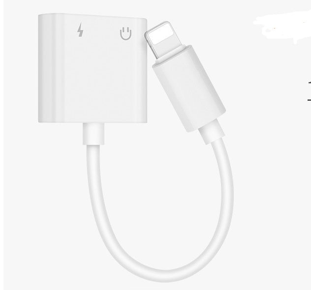 Dual Lightning Audio And Charging Adapter For Mobile Devices