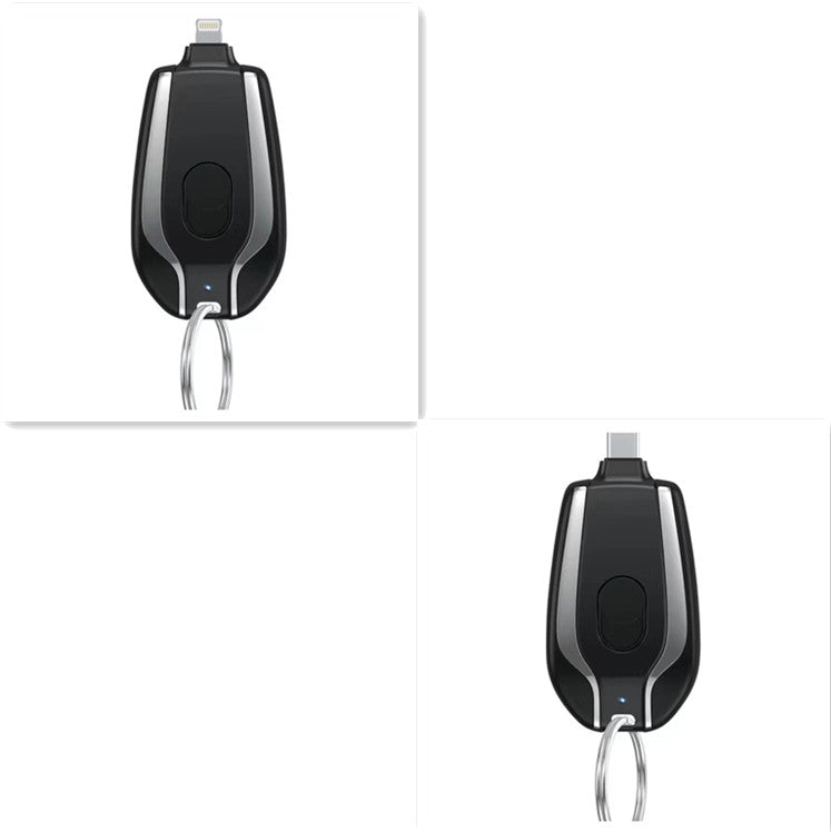 1500mAh Keychain Power Bank With Built?In Cable And Compact Design