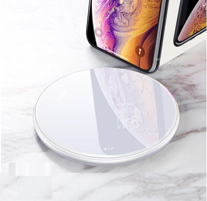 15W Wireless Fast Charger With USB Cable and Instructions