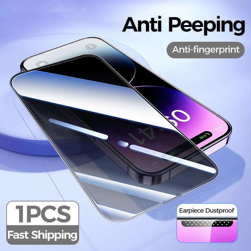 Anti Spy HD Tempered Glass Screen Protector With Drop Protection