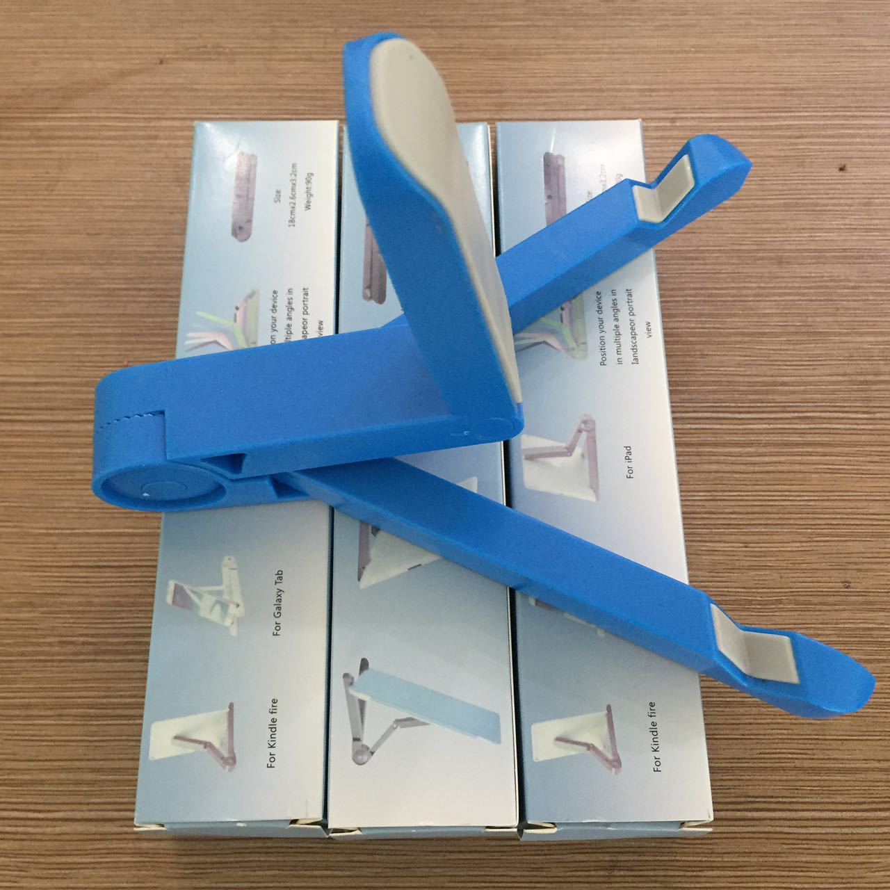 Lightweight Foldable Multi?Angle Tablet and Phone Stand For Desk Use