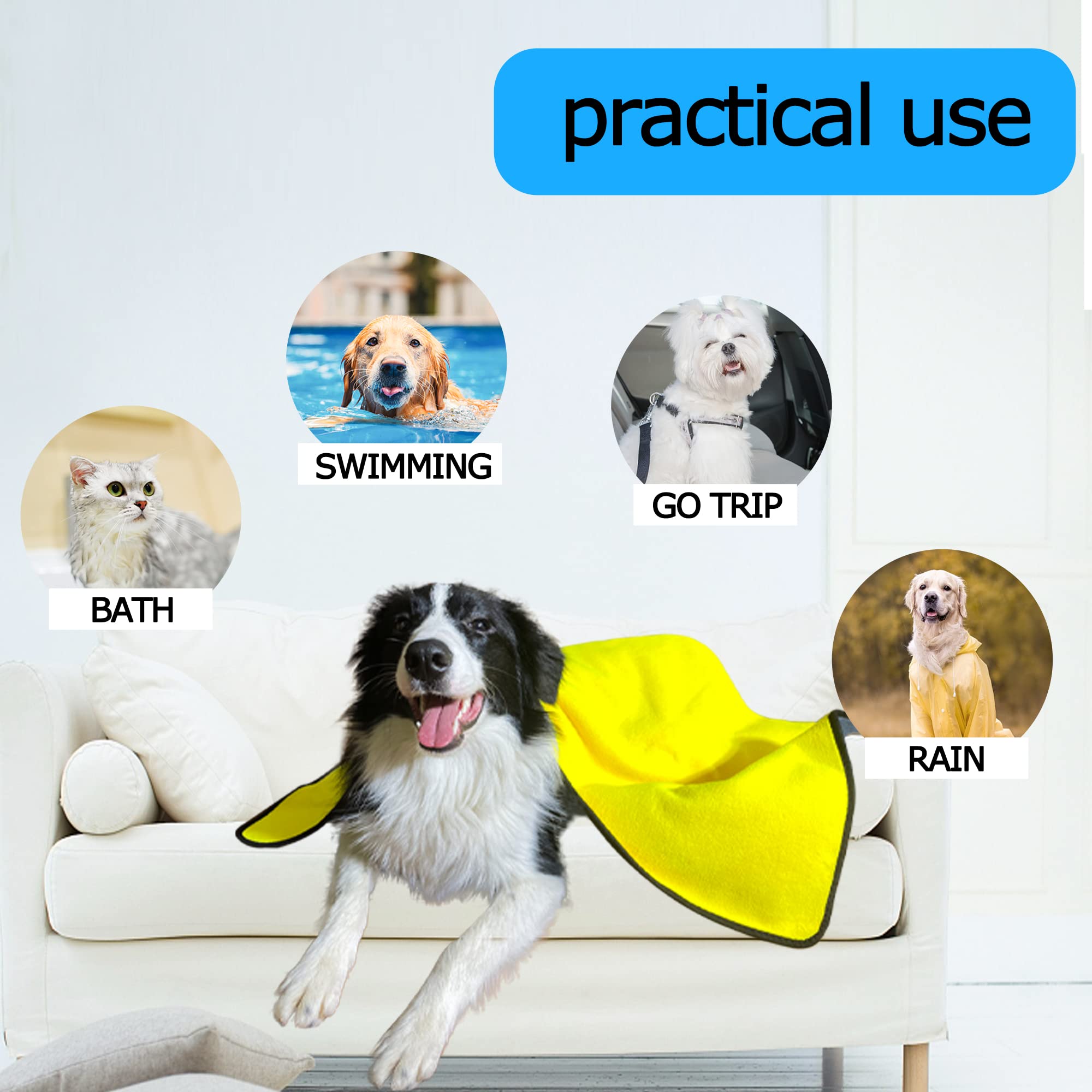 Super Absorbent Quick Drying Pet Bath Towel For Dogs And Cats