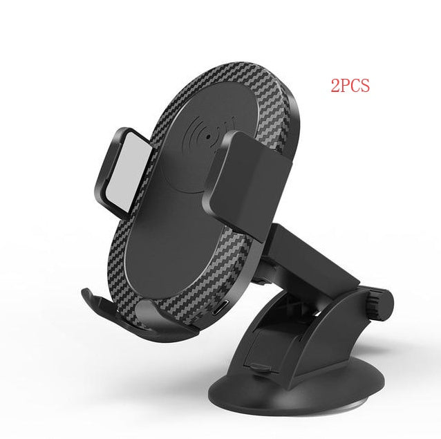Wireless Fast?Charging Car Phone Holder With Auto?Clamp And Multiple Mounts
