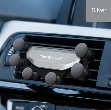 Universal Air?Vent Car Phone Holder With Secure Spring?Loaded Grip
