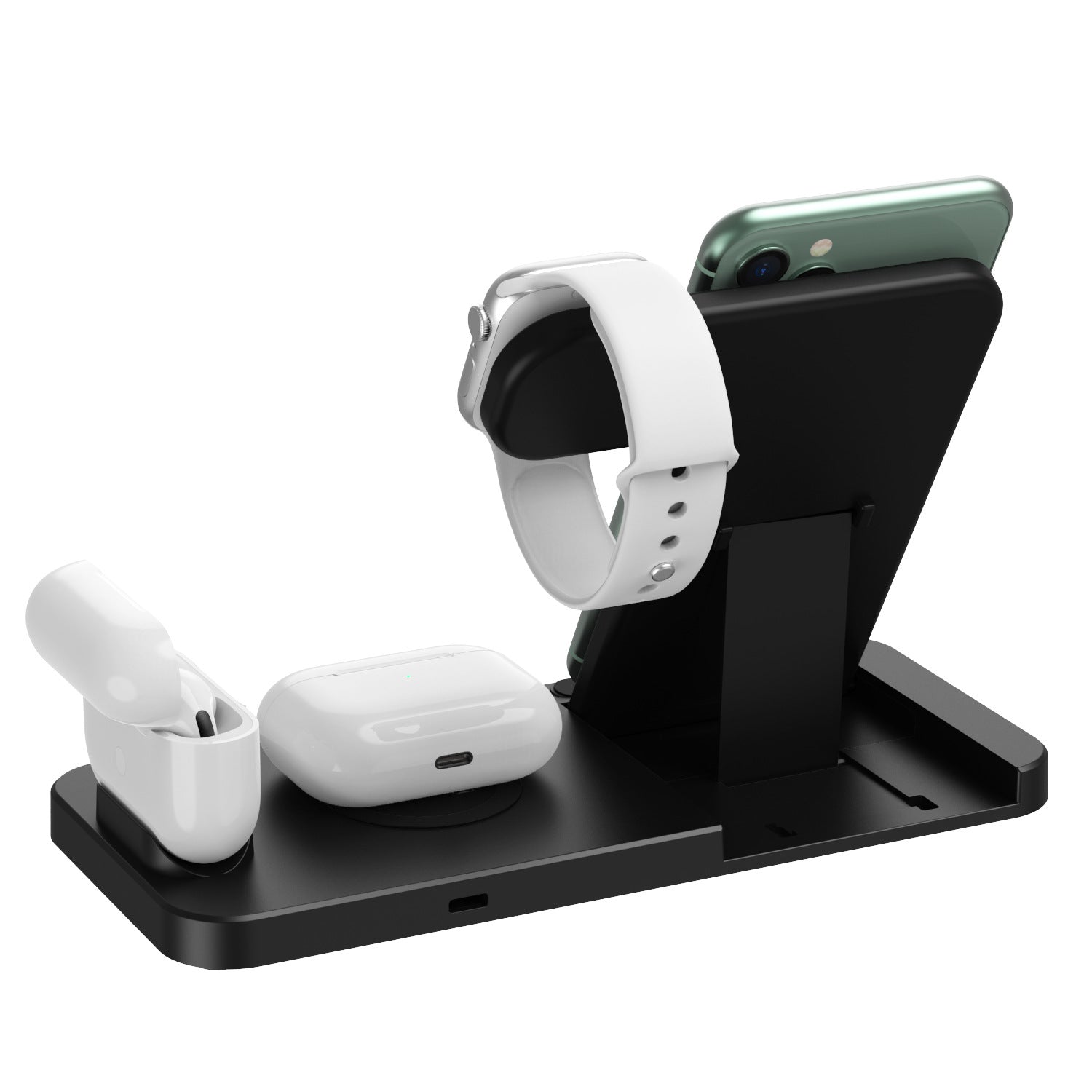 Three?in?One Type?C Wireless Charger For Phones and Smartwatches