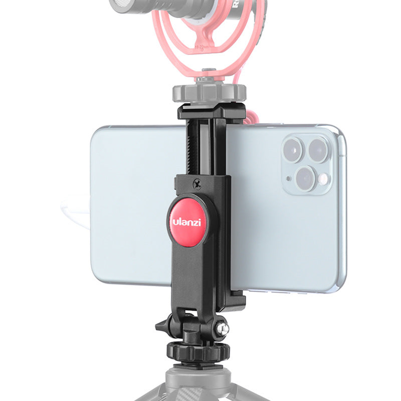 ULANZI ST?06 Adjustable Hot Shoe Phone Mount For Cameras And Tripods