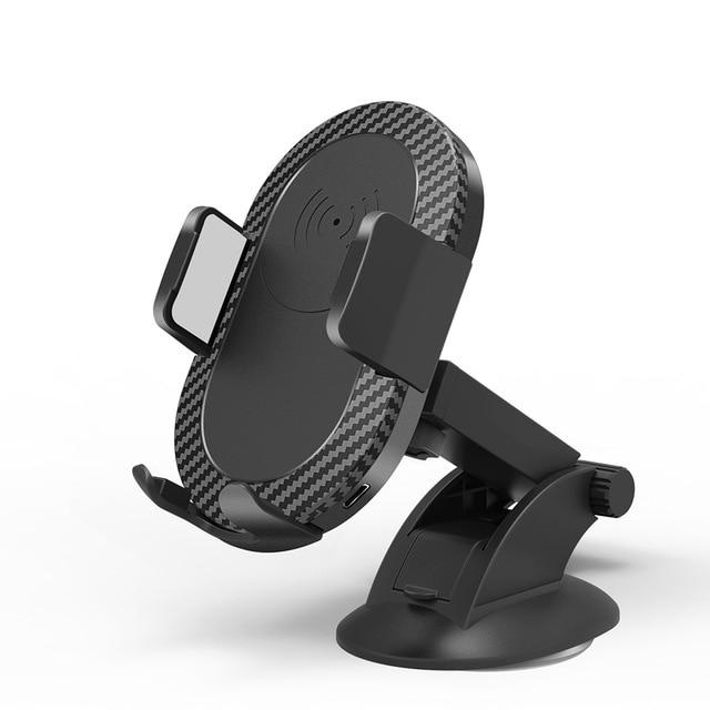 Wireless Fast?Charging Car Phone Holder With Auto?Clamp And Multiple Mounts