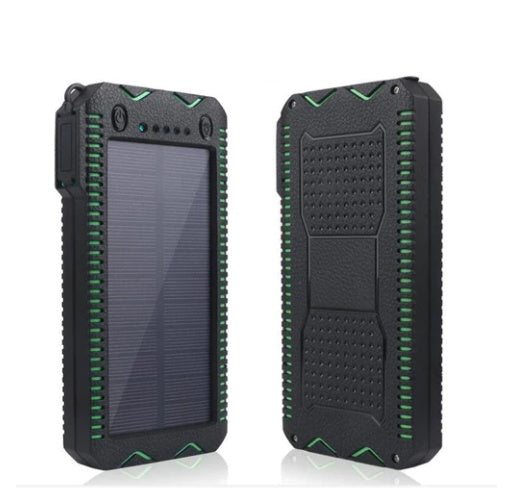 Rugged Waterproof Solar?Ready Power Bank With Dual Flashlights