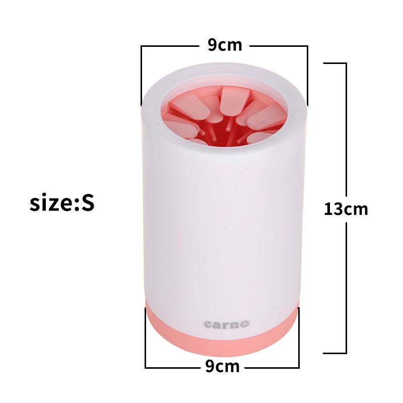 Portable Silicone Pet Paw Cleaner Cup With Comb