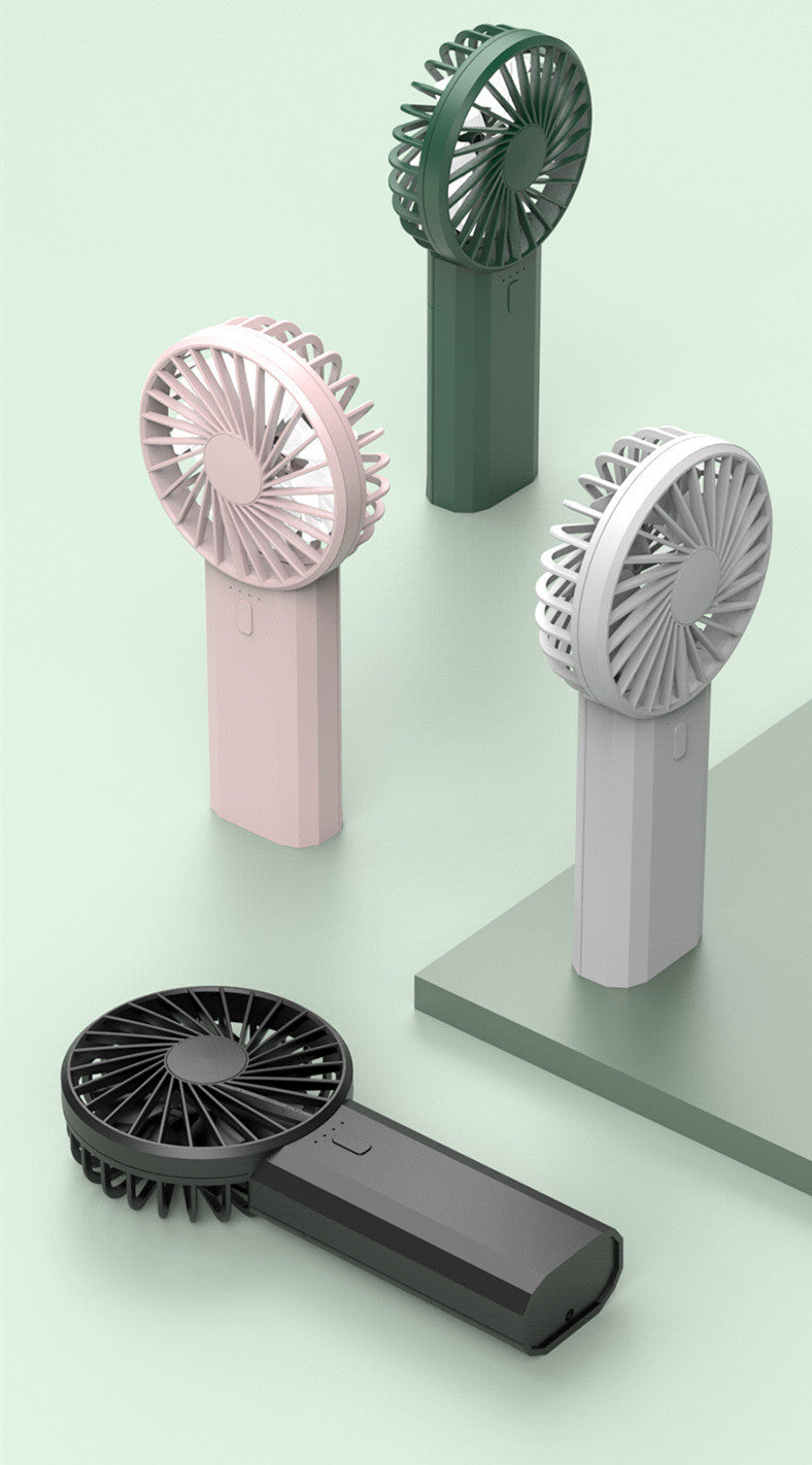 Handheld Portable Fan With Power Bank Function And Three Wind Speeds