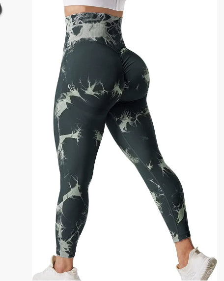 Printed High-Stretch Sports Leggings For Training And Active Wear