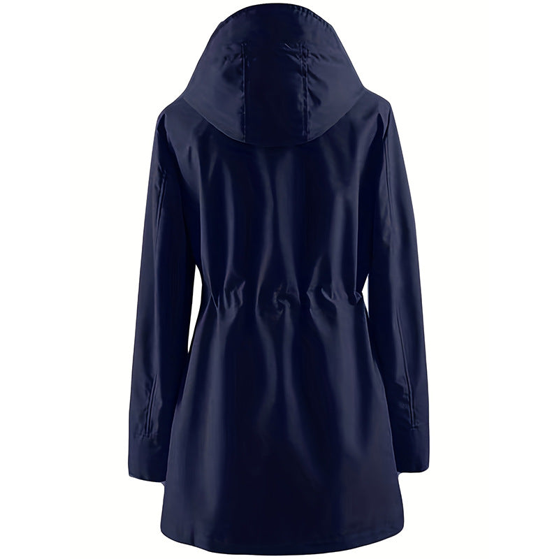Lightweight Hooded Windbreaker Jacket For Active Outdoor Use And Travel