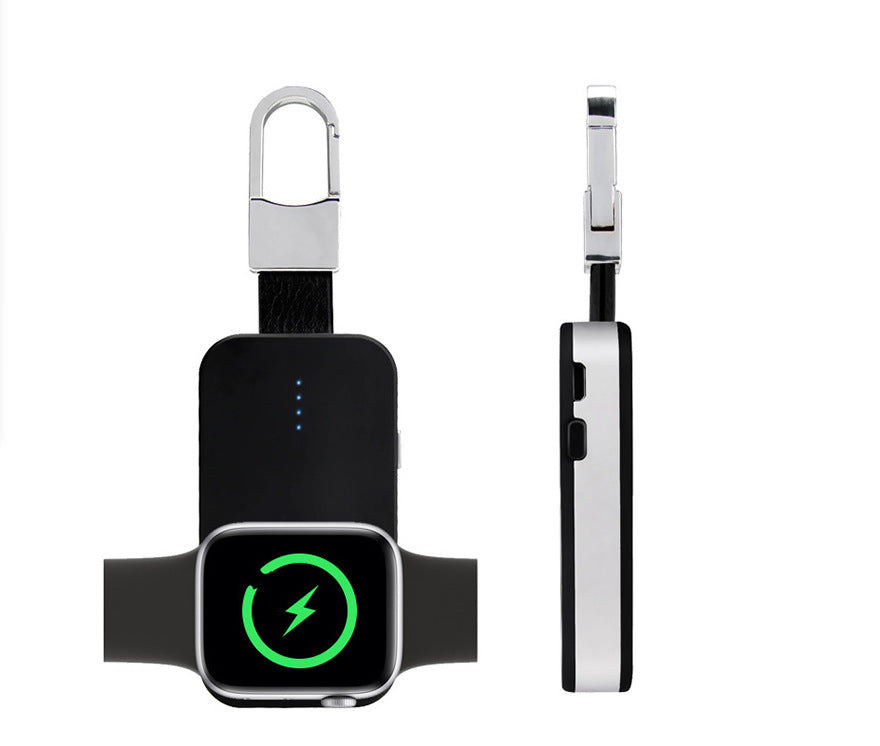 Mini Keychain Wireless Charger Power Bank For Apple Watch