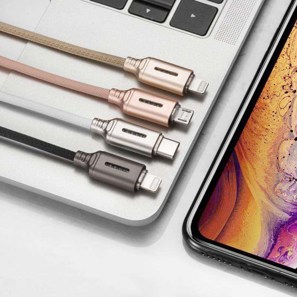 Durable Fabric Woven Fast Charging Cable With USB 2.0 Support