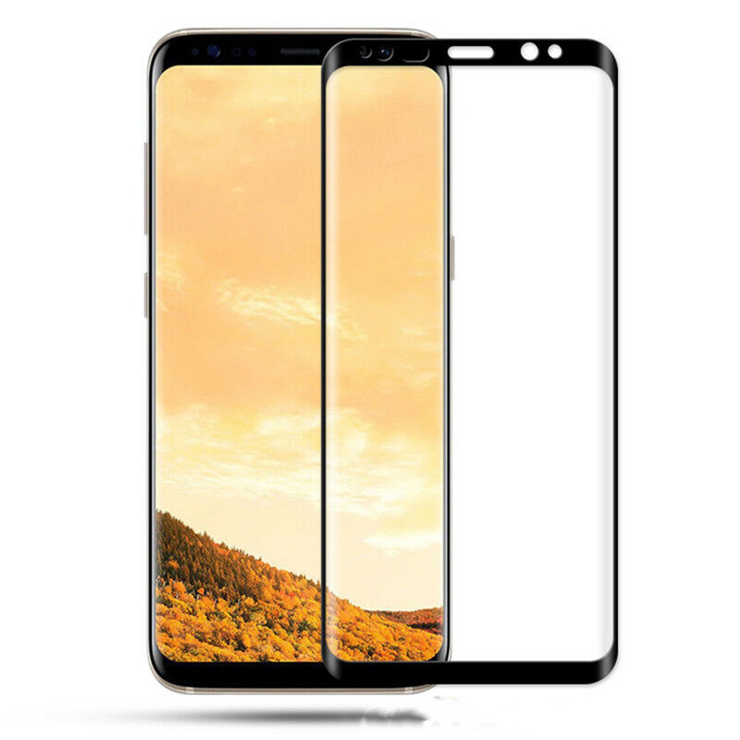 HD Full Screen Printed Tempered Glass Protector For Smartphones