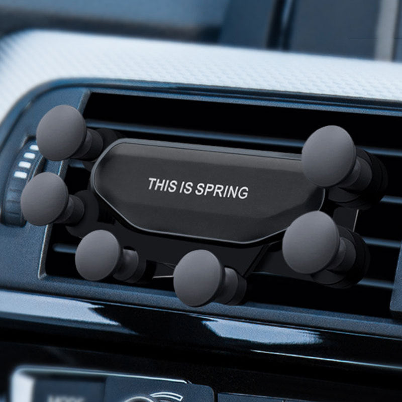 Universal Air?Vent Car Phone Holder With Secure Spring?Loaded Grip