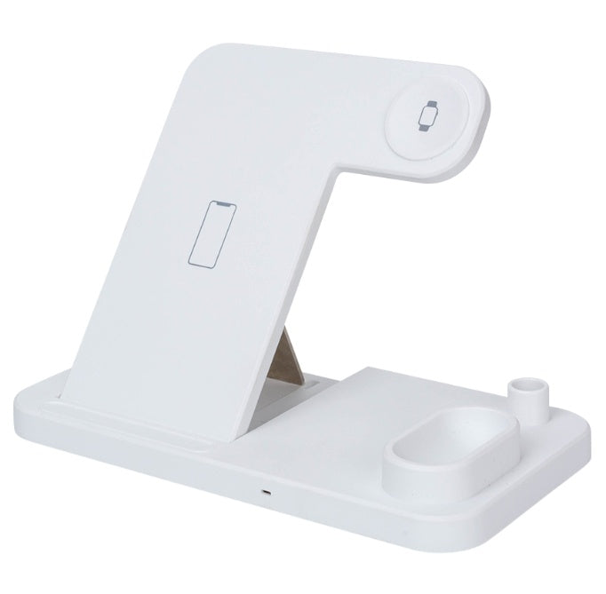 Foldable 4?in?1 Wireless Charging Dock For Phone Watch Earbuds Pencil