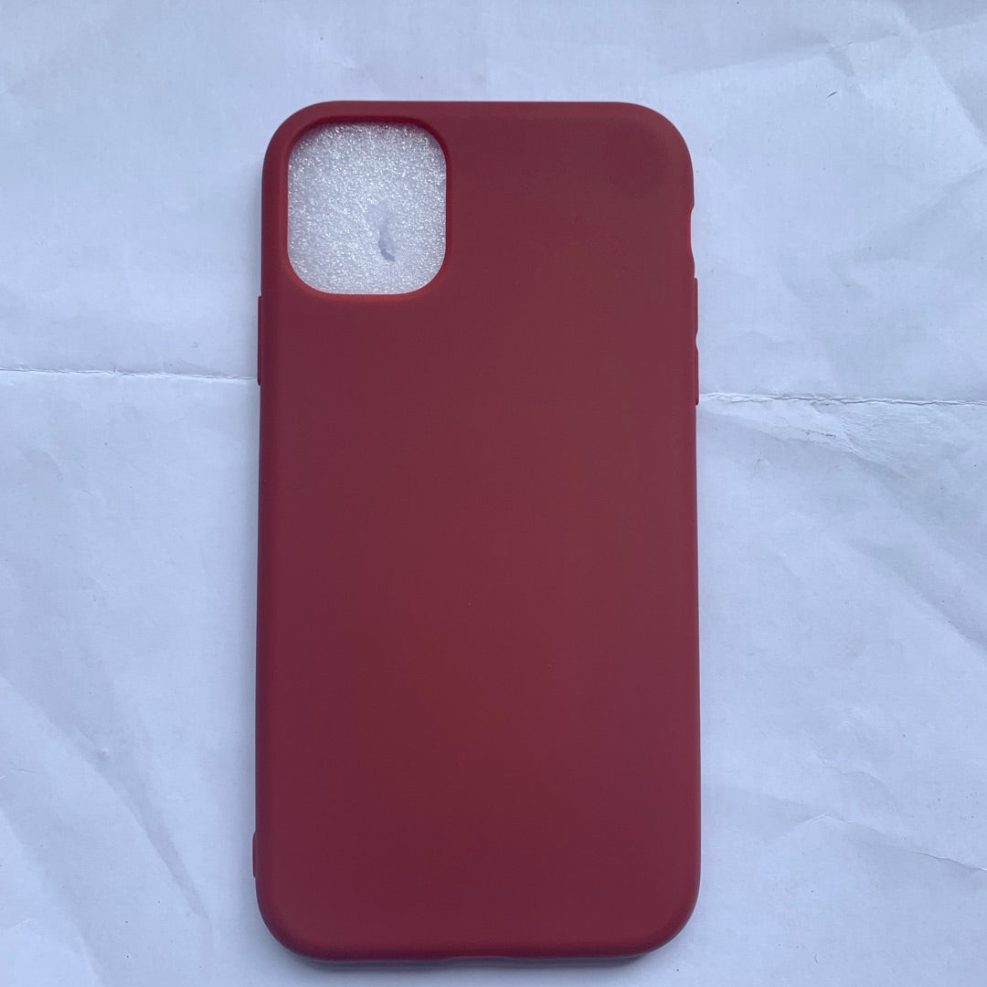 Frosted Soft TPU Simple Protective Case For iPhone Models