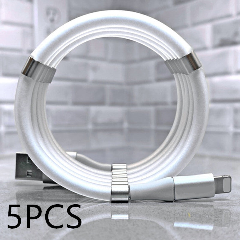 Magnetic Fast?Charging Data Cable With Multiple Connector Options