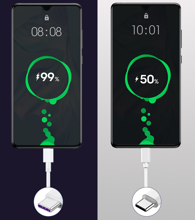 5A Fast Charging USB To Type C Cable With Durable PVC Body