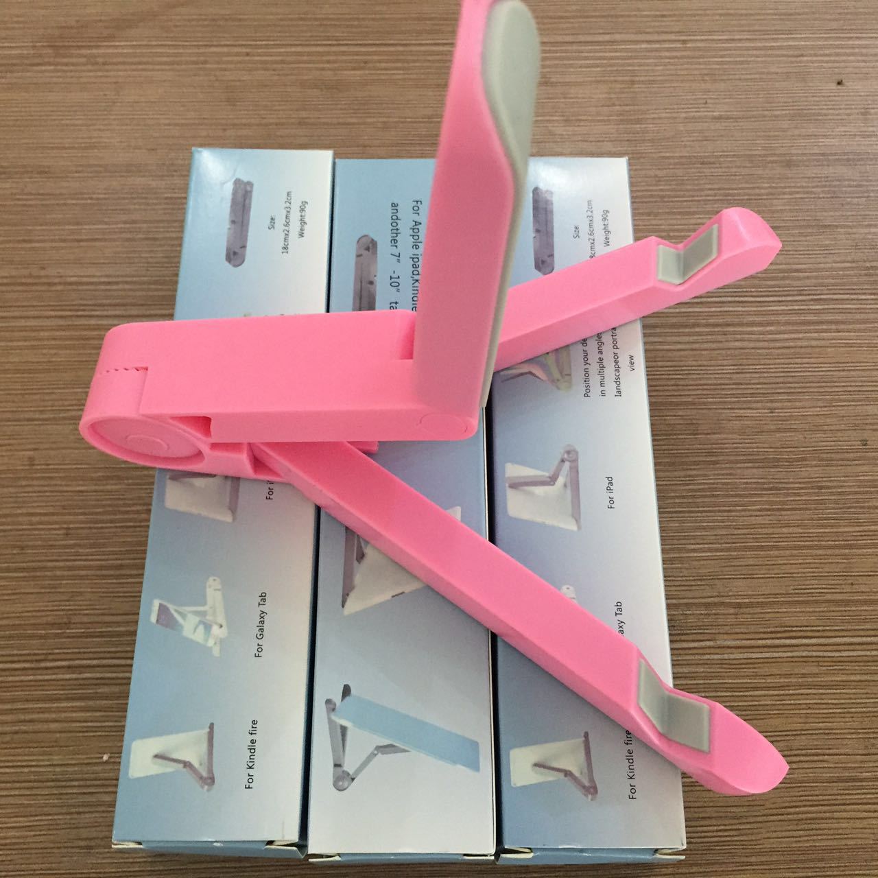 Lightweight Foldable Multi?Angle Tablet and Phone Stand For Desk Use