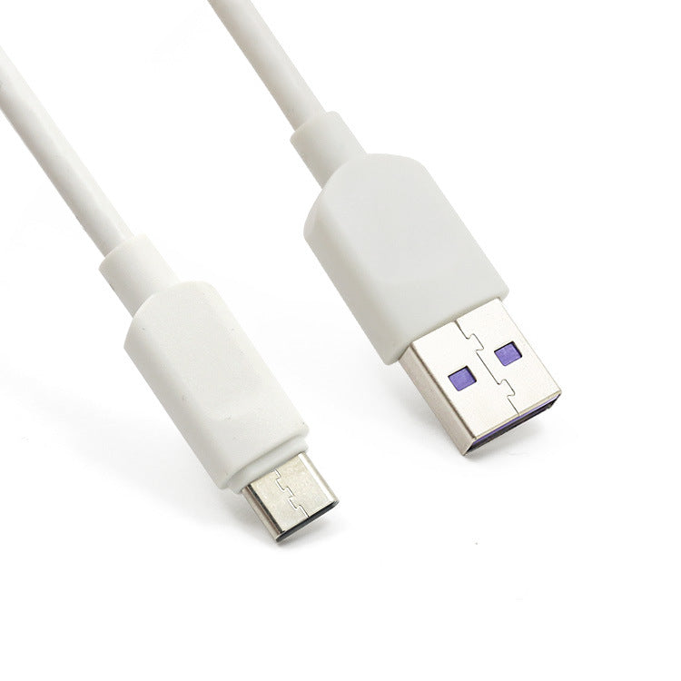 5A Fast Charging USB To Type C Cable With Durable PVC Body