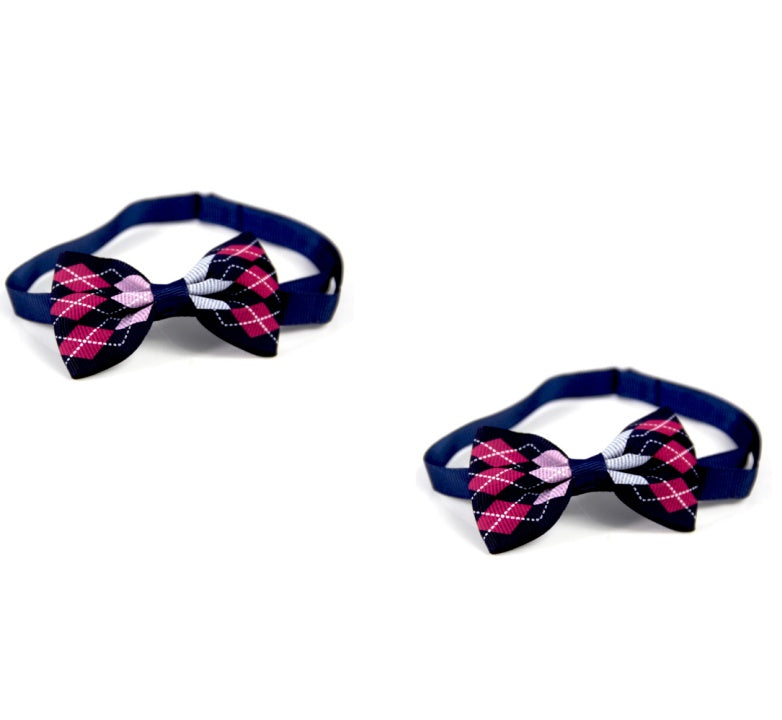 Plaid Pet Tie Scarf Accessory For Cats And Dogs