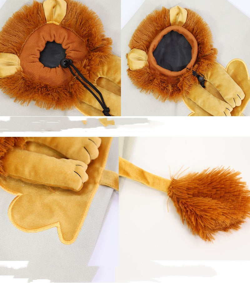 Lion Design Soft Pet Carrier Bag For Cats And Dogs
