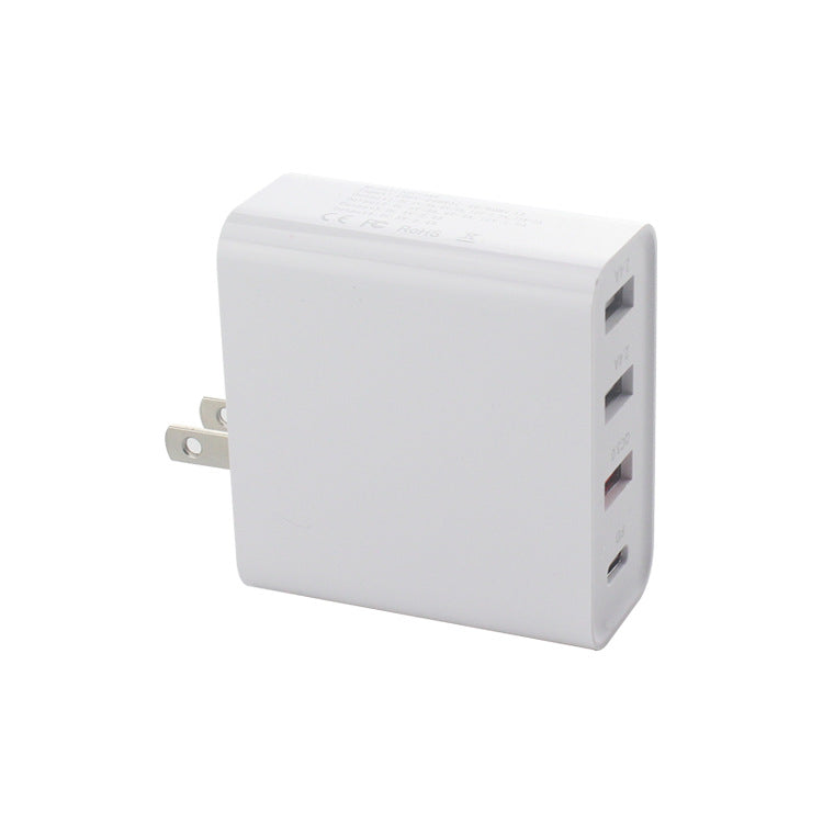 48W PD Fast Charging Four Port Type C Wall Charger