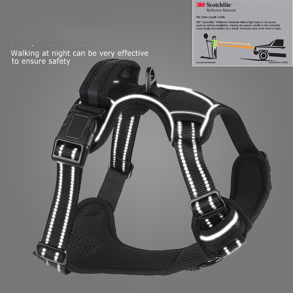 Breathable No Pull Reflective Dog Harness Vest