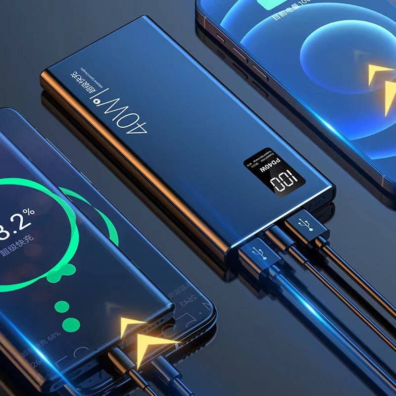 10000mAh LCD Display Power Bank With Fast Charging Output