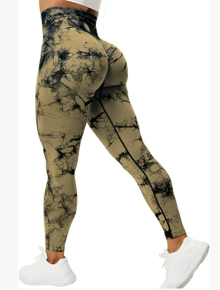 Printed High-Stretch Sports Leggings For Training And Active Wear