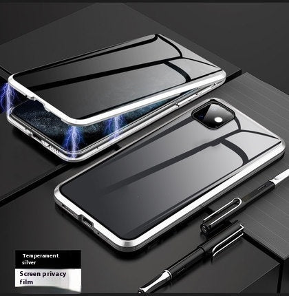 Magnetic Privacy Glass Anti?Peep Full Body Protective Phone Case