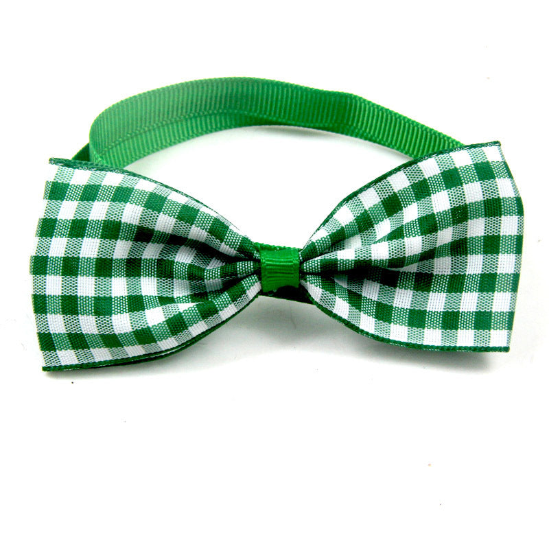 Plaid Pet Tie Scarf Accessory For Cats And Dogs