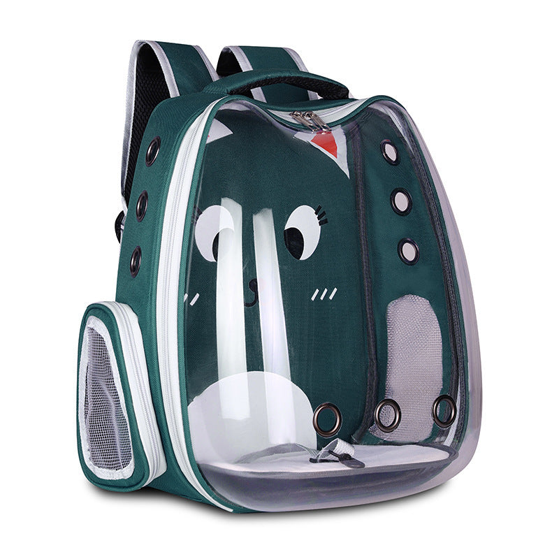 Breathable Pet Space Backpack For Cats And Small Dogs
