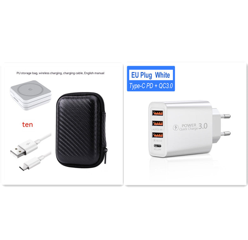 Foldable Magnetic Three?in?One Wireless Charger For Travel And Daily Use